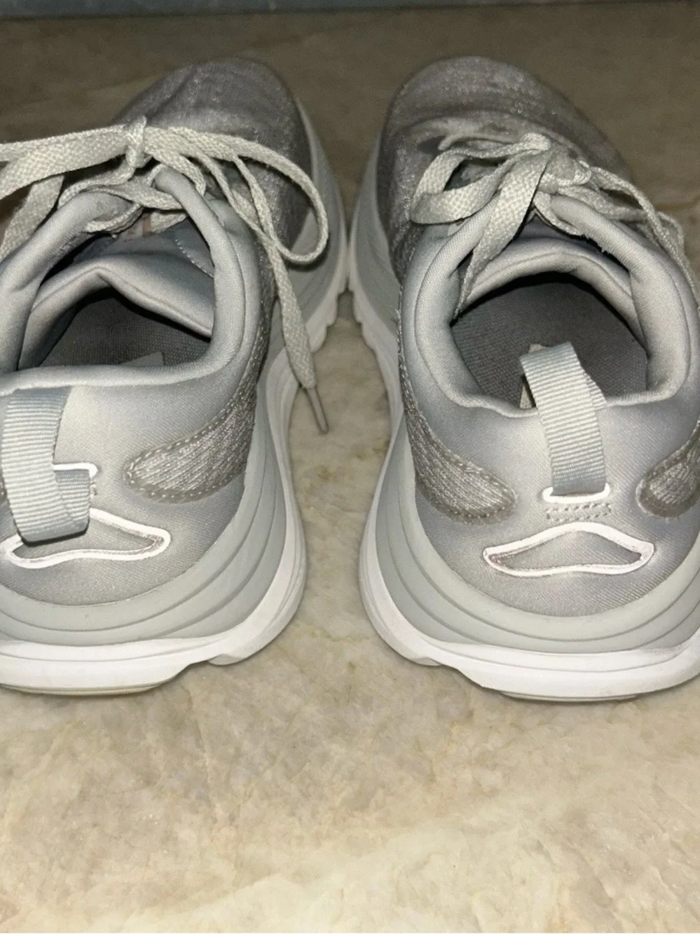 Hoka Women's Gaviota 5 harbor mist /Rose Knit Athletic Sneakers 9.5